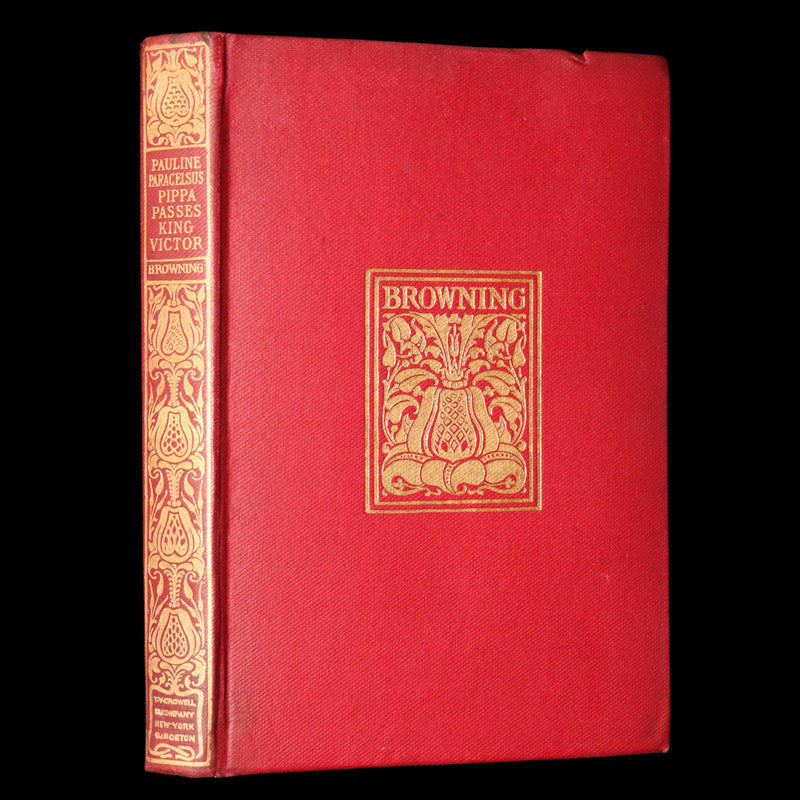 1898 Rare Book set in Original Box - The Complete Works of Robert Browning