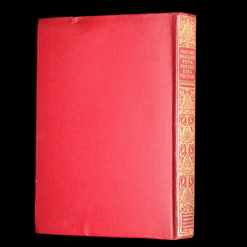 1898 Rare Book set in Original Box - The Complete Works of Robert Browning