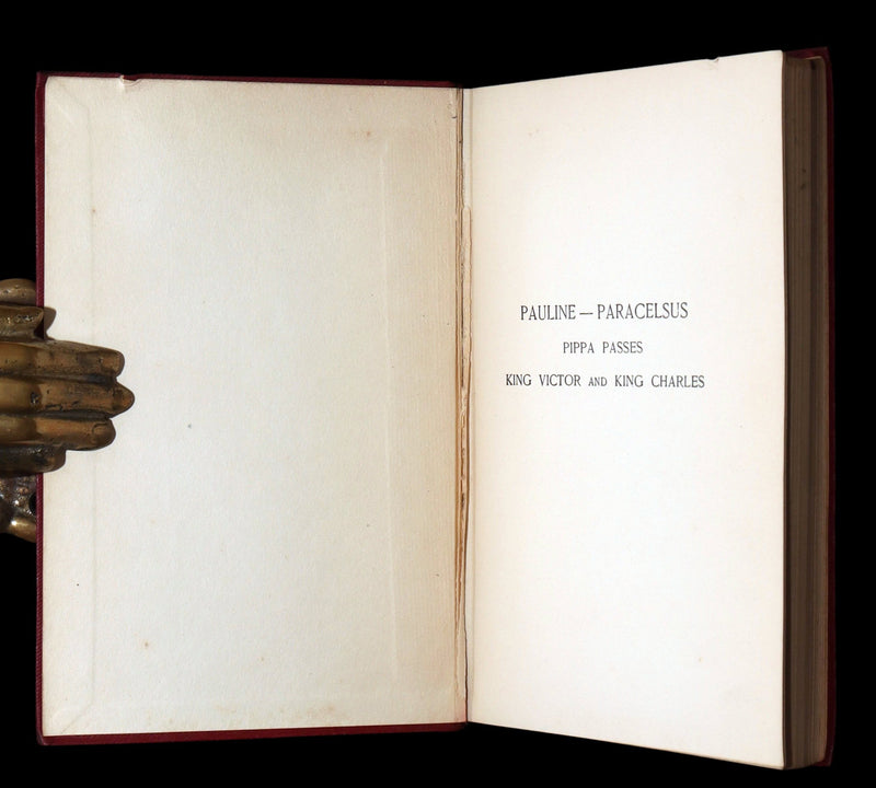 1898 Rare Book set in Original Box - The Complete Works of Robert Browning