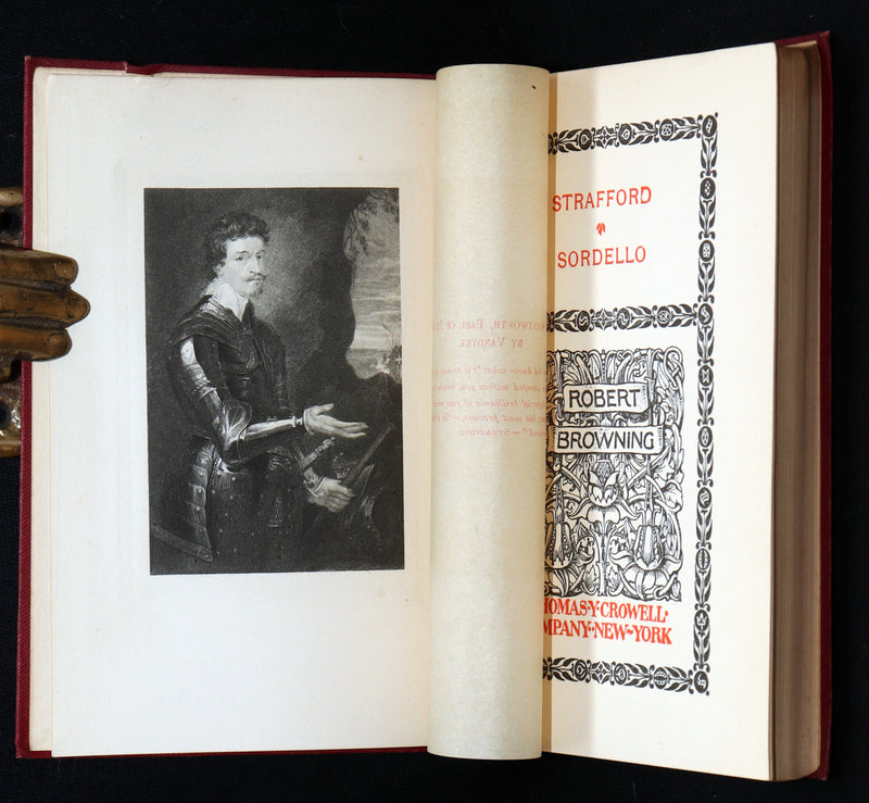 1898 Rare Book set in Original Box - The Complete Works of Robert Browning