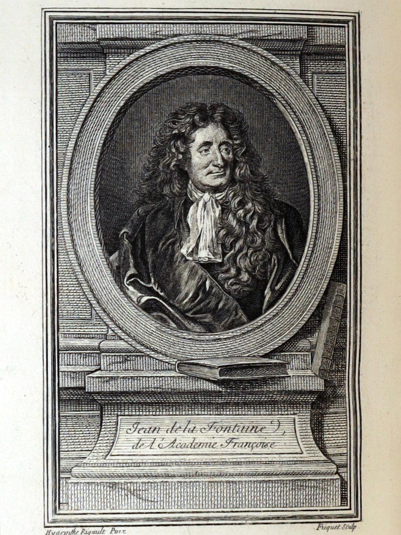 1884 Rare De La Fontaine Tales bound by W.G. Foyle and illustrated by Eisen