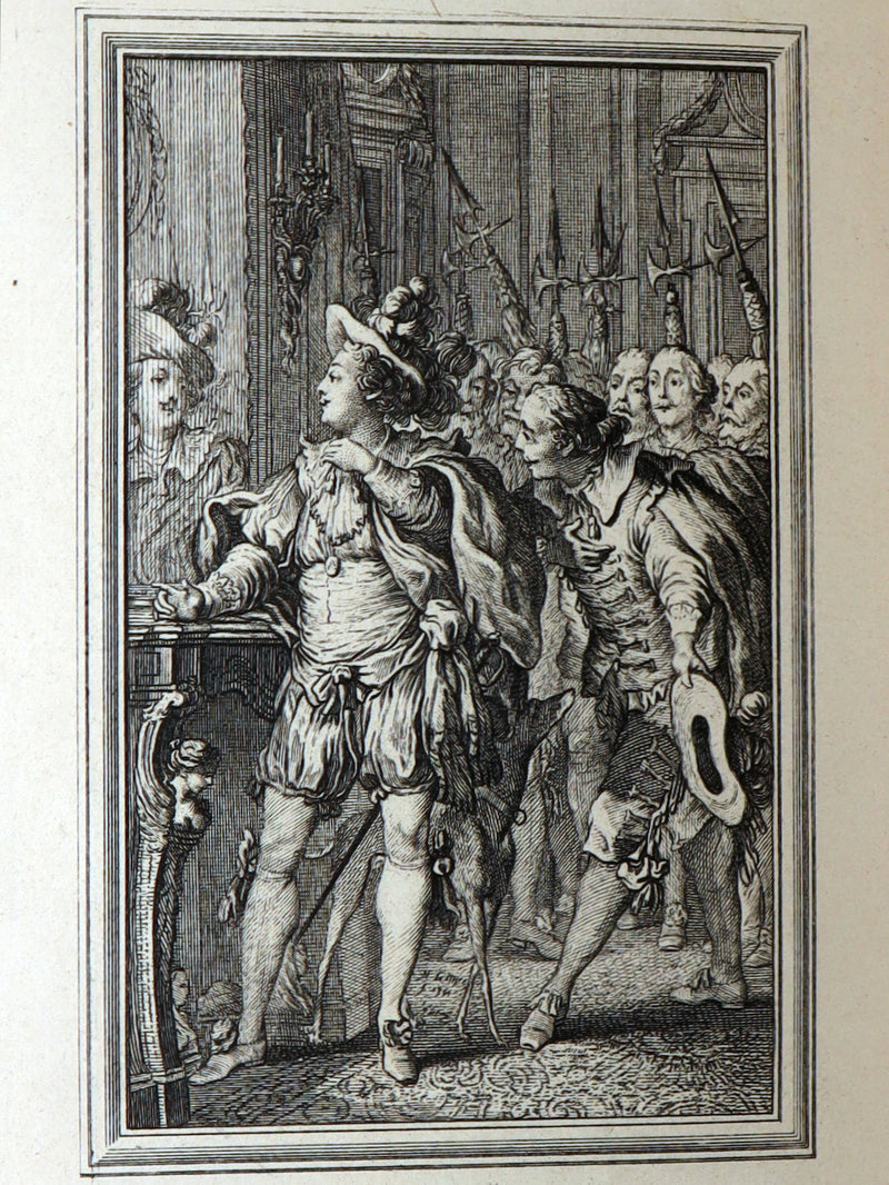 1884 Rare De La Fontaine Tales bound by W.G. Foyle and illustrated by Eisen