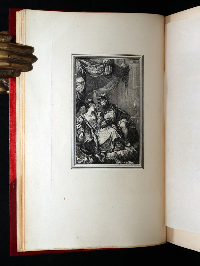 1884 Rare De La Fontaine Tales bound by W.G. Foyle and illustrated by Eisen