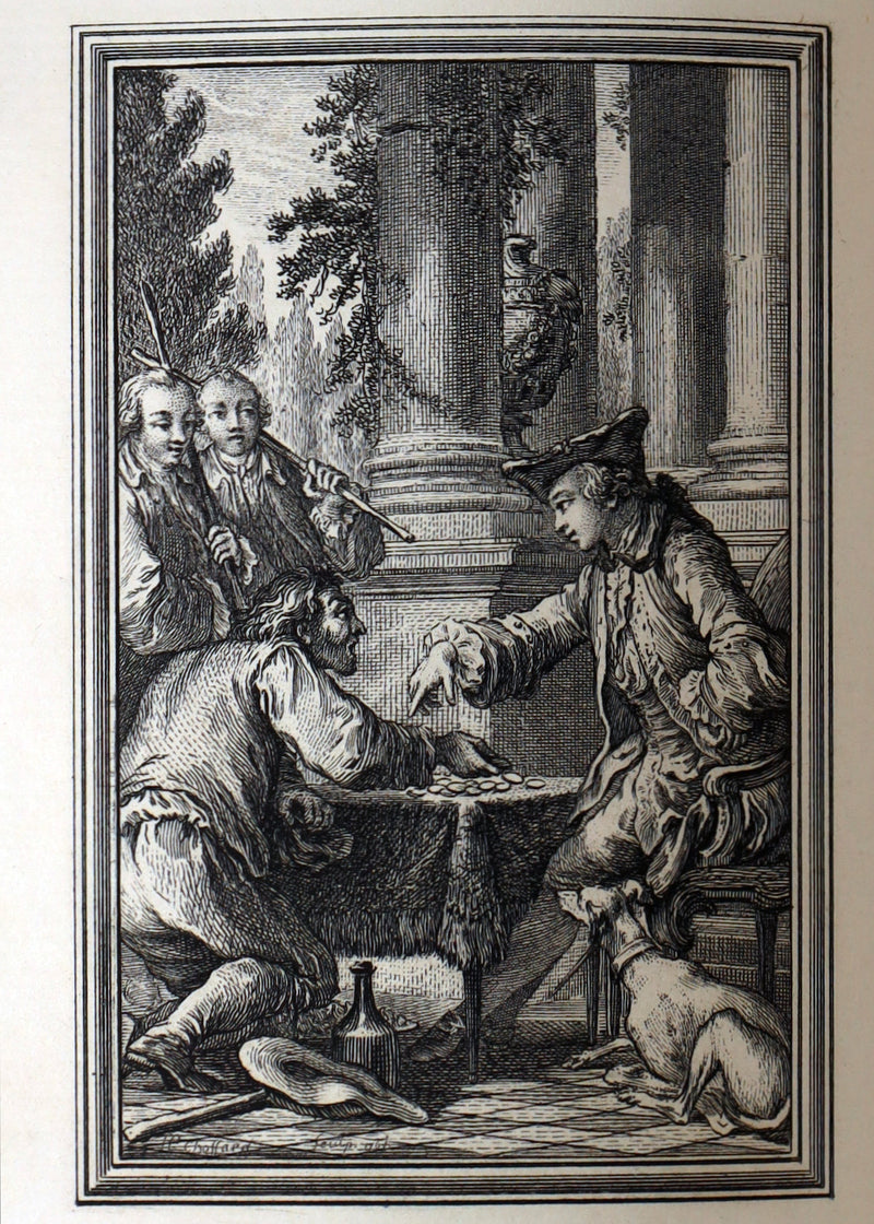 1884 Rare De La Fontaine Tales bound by W.G. Foyle and illustrated by Eisen