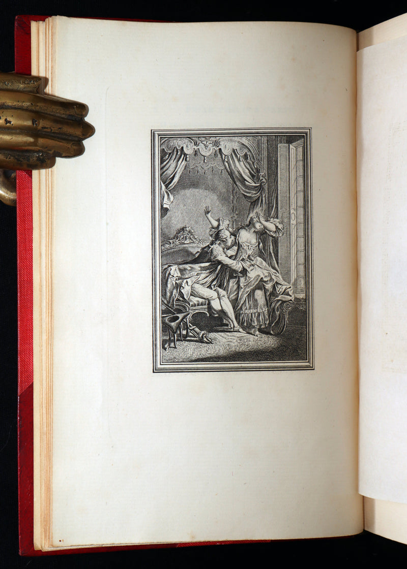 1884 Rare De La Fontaine Tales bound by W.G. Foyle and illustrated by Eisen