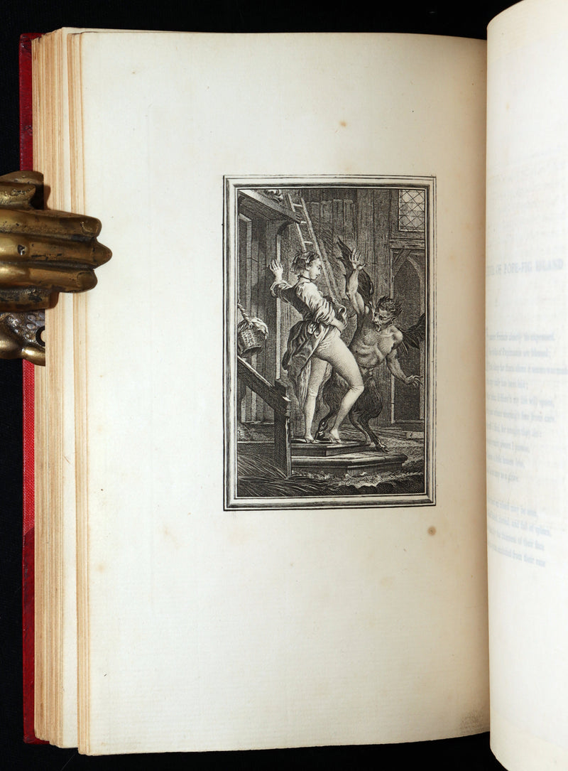 1884 Rare De La Fontaine Tales bound by W.G. Foyle and illustrated by Eisen