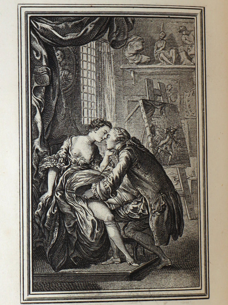 1884 Rare De La Fontaine Tales bound by W.G. Foyle and illustrated by Eisen