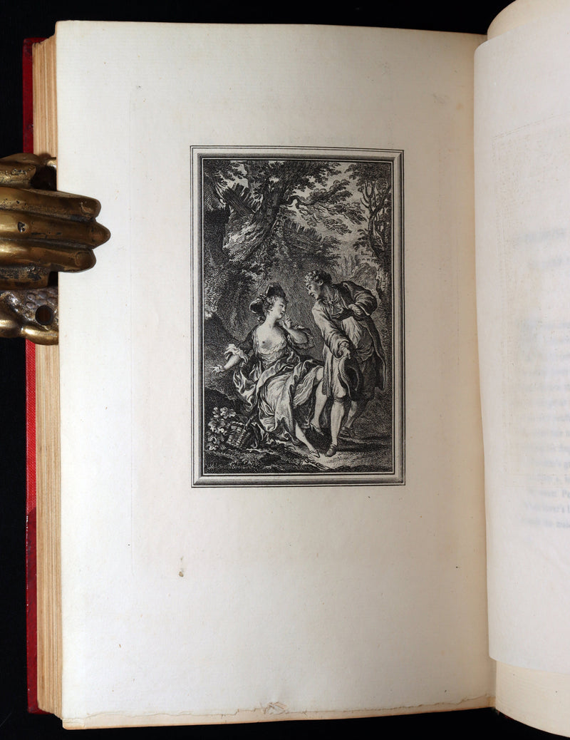 1884 Rare De La Fontaine Tales bound by W.G. Foyle and illustrated by Eisen