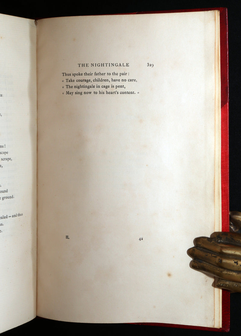 1884 Rare De La Fontaine Tales bound by W.G. Foyle and illustrated by Eisen