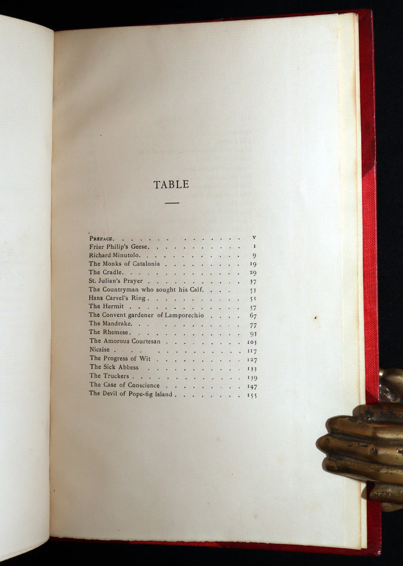 1884 Rare De La Fontaine Tales bound by W.G. Foyle and illustrated by Eisen