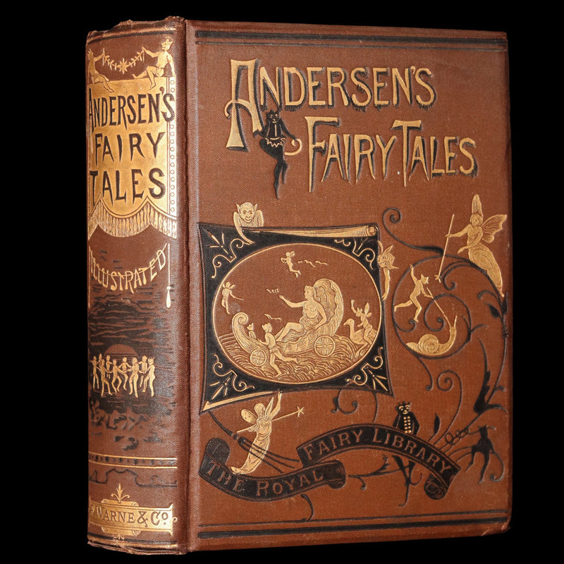 1895 Rare Victorian Book - Hans Christian Andersen's Fairy Tales Illustrated