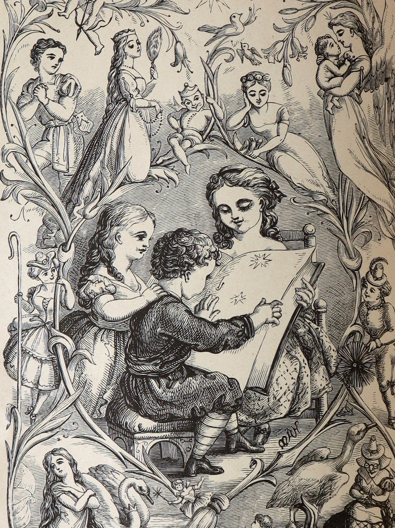 1895 Rare Victorian Book - Hans Christian Andersen's Fairy Tales Illustrated