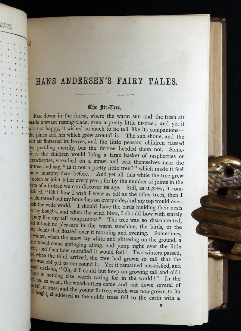 1895 Rare Victorian Book - Hans Christian Andersen's Fairy Tales Illustrated