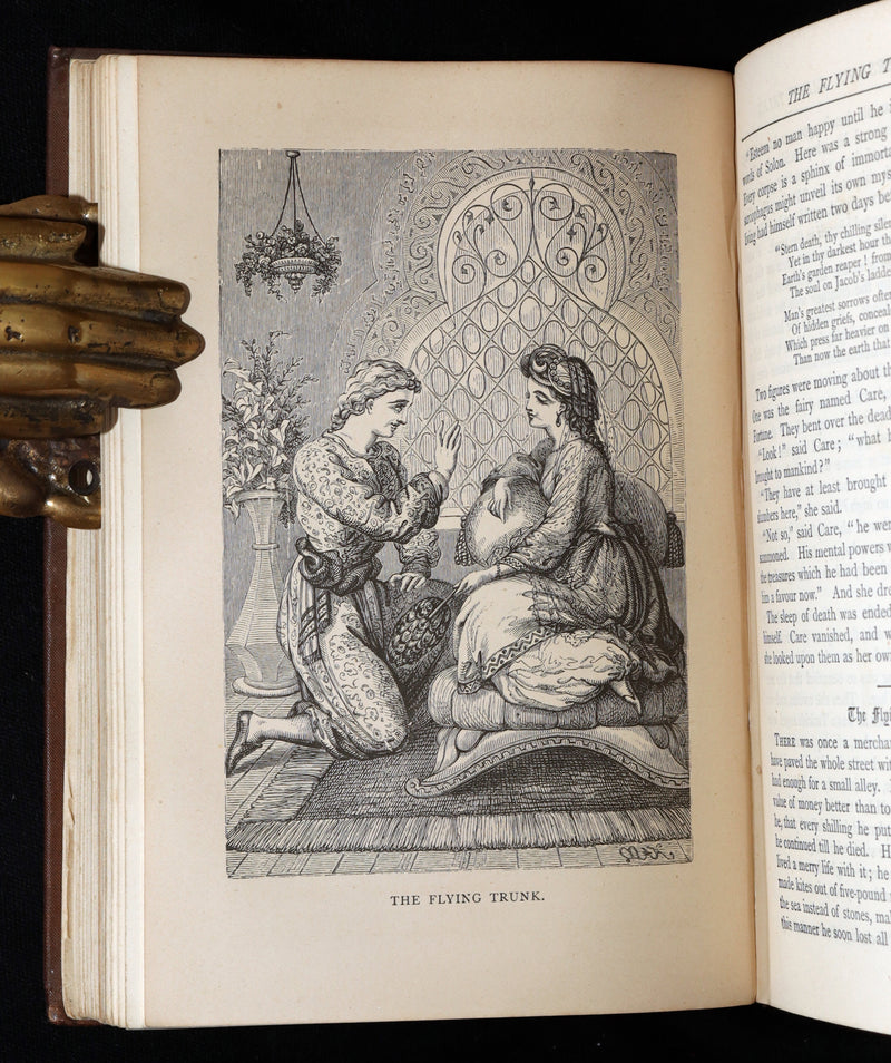 1895 Rare Victorian Book - Hans Christian Andersen's Fairy Tales Illustrated