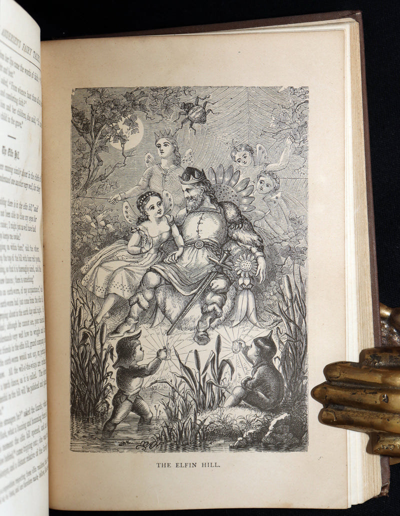 1895 Rare Victorian Book - Hans Christian Andersen's Fairy Tales Illustrated