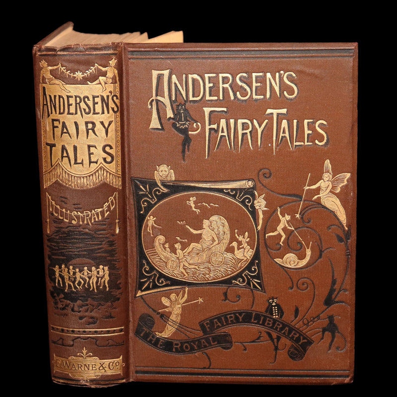 1895 Rare Victorian Book - Hans Christian Andersen's Fairy Tales Illustrated