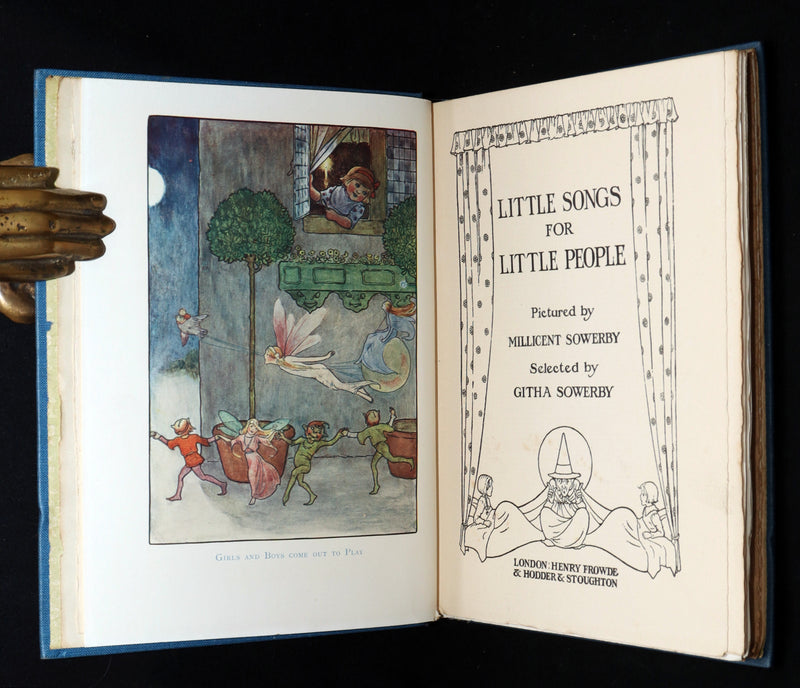 1911 Rare Book - Little Songs for Little People by Githa and Millicent Sowerby