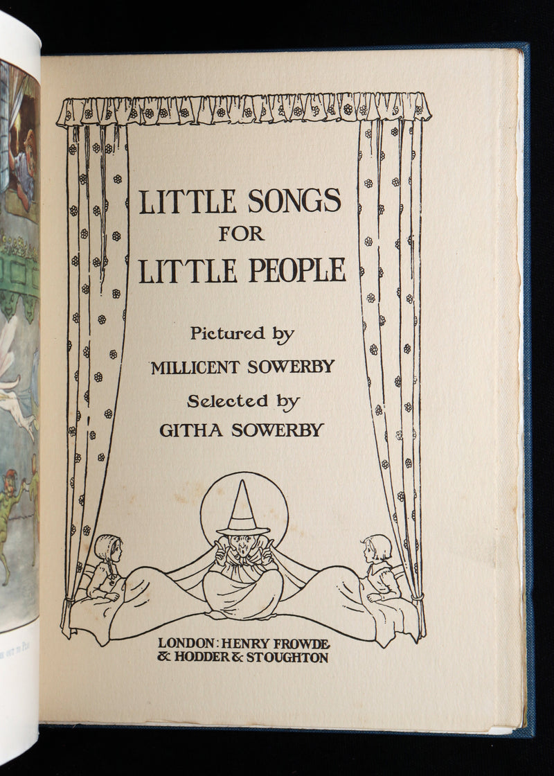 1911 Rare Book - Little Songs for Little People by Githa and Millicent Sowerby