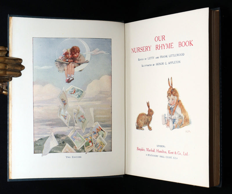 1900 Scarce Book - Our Nursery Rhyme Book illustrated by Honor C. Appleton