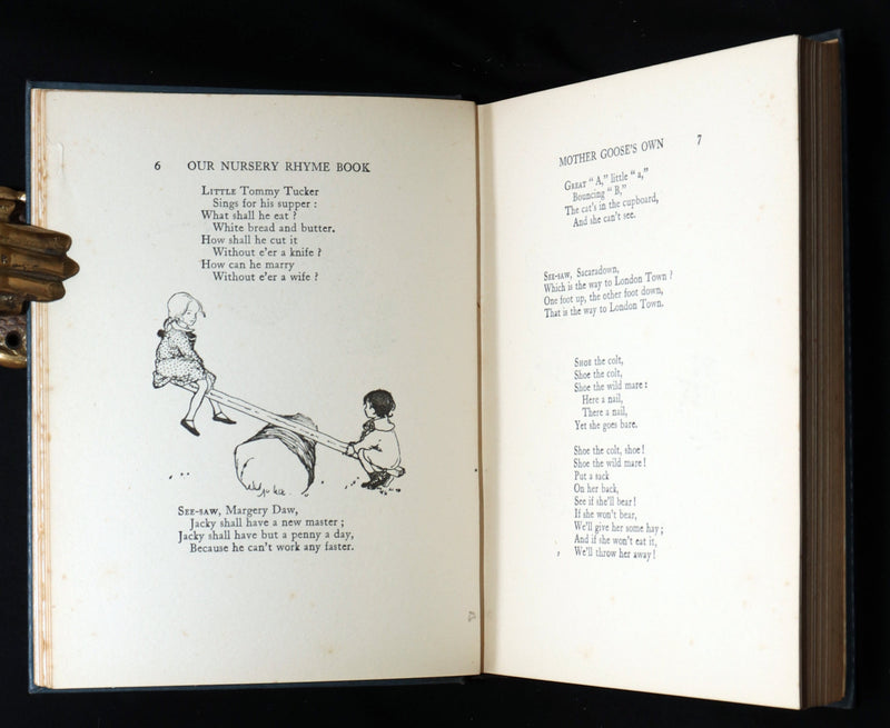 1900 Scarce Book - Our Nursery Rhyme Book illustrated by Honor C. Appleton