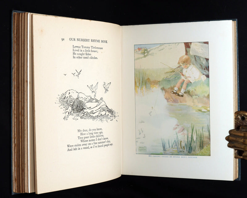 1900 Scarce Book - Our Nursery Rhyme Book illustrated by Honor C. Appleton