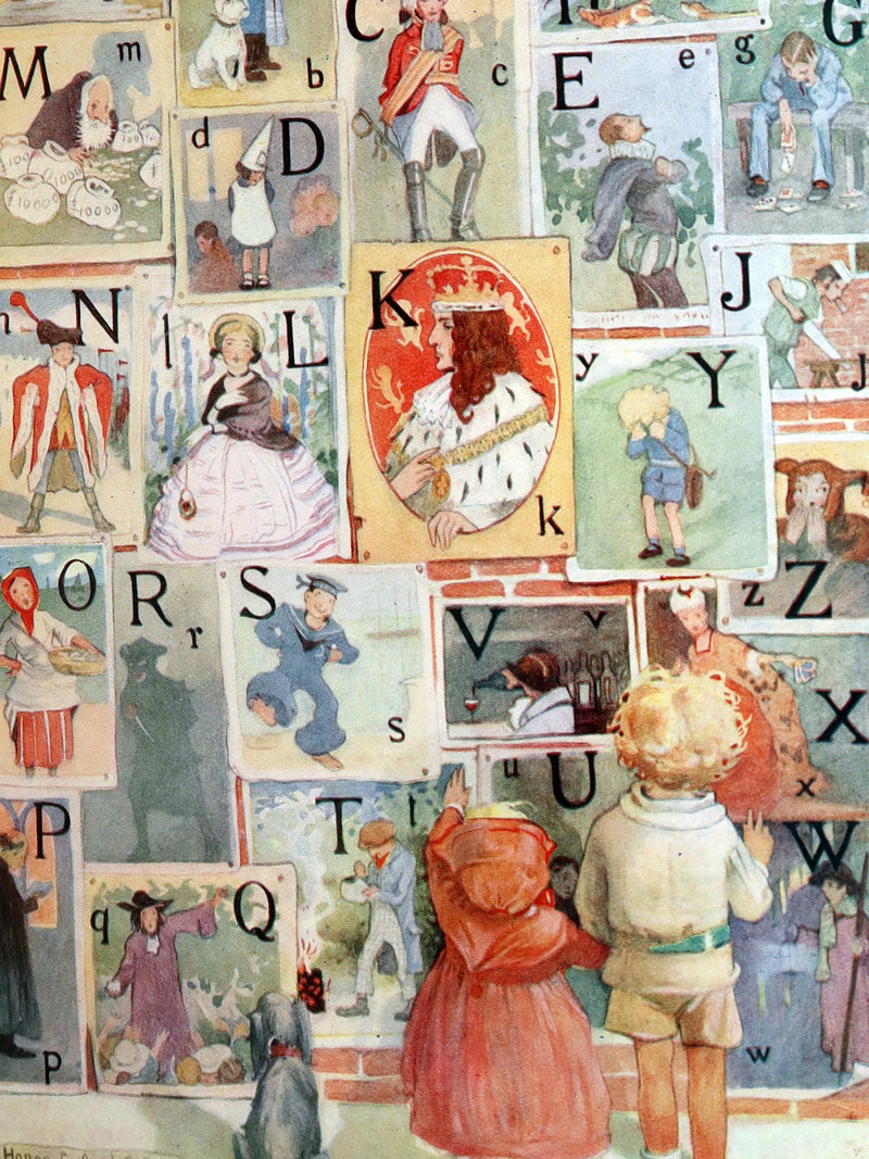 1900 Scarce Book - Our Nursery Rhyme Book illustrated by Honor C. Appleton