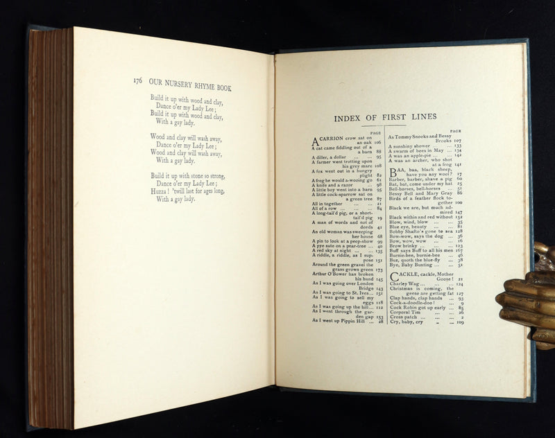 1900 Scarce Book - Our Nursery Rhyme Book illustrated by Honor C. Appleton