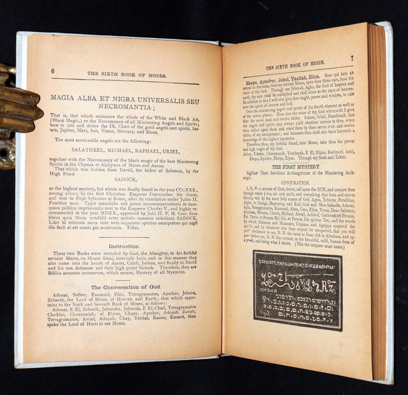 1910 - The Sixth and Seventh Books of Moses or, Moses’ Magical Spirit-Art Kabala