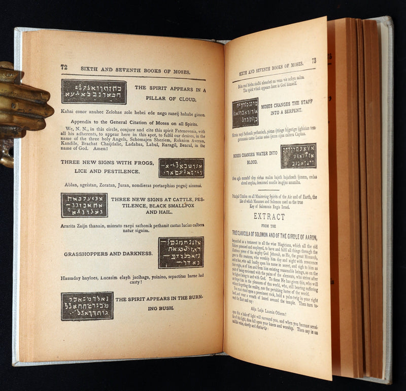 1910 - The Sixth and Seventh Books of Moses or, Moses’ Magical Spirit-Art Kabala