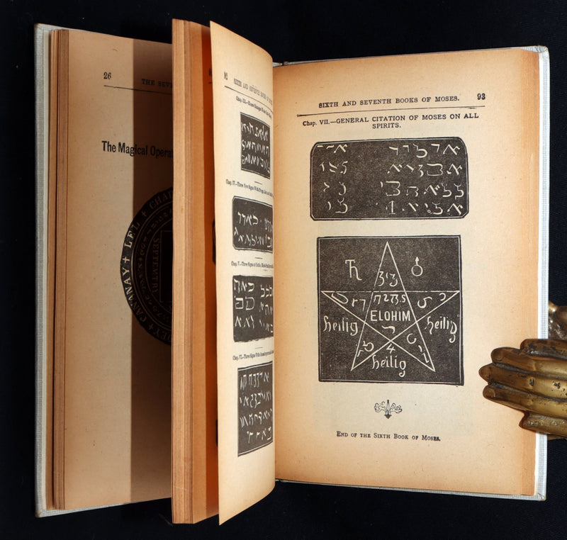 1910 - The Sixth and Seventh Books of Moses or, Moses’ Magical Spirit-Art Kabala