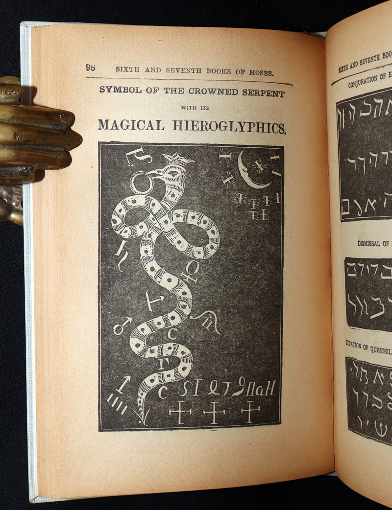 1910 - The Sixth and Seventh Books of Moses or, Moses’ Magical Spirit-Art Kabala