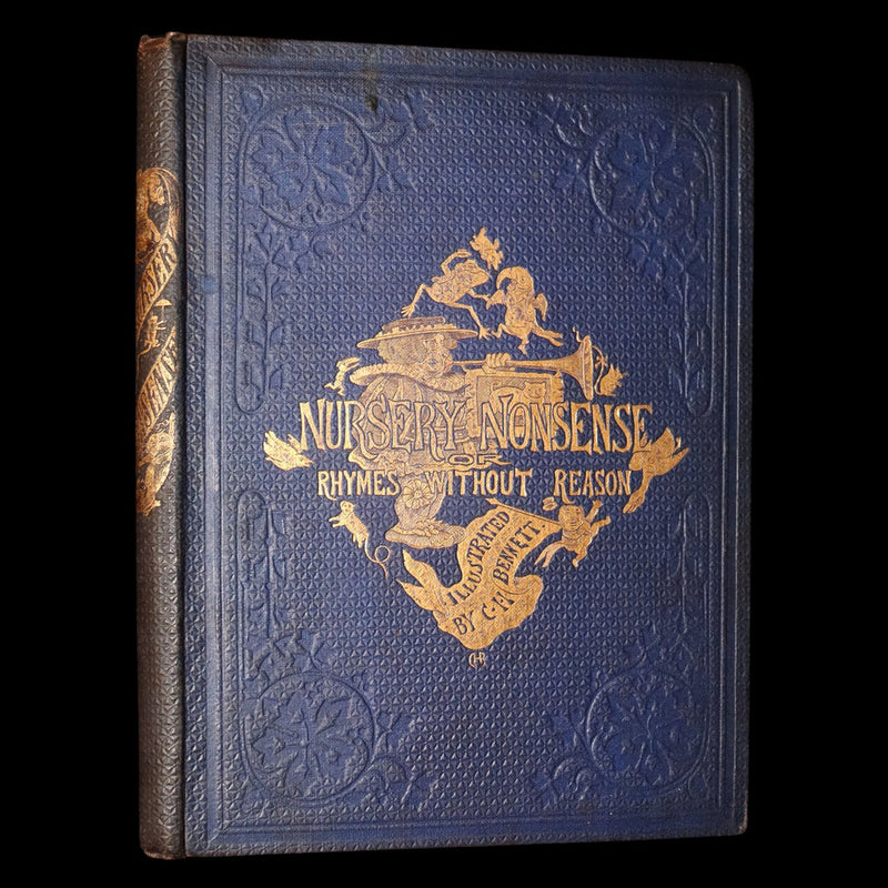 1864 First Edition - Nursery Nonsense; or, Rhymes Without Reason, Illustrated