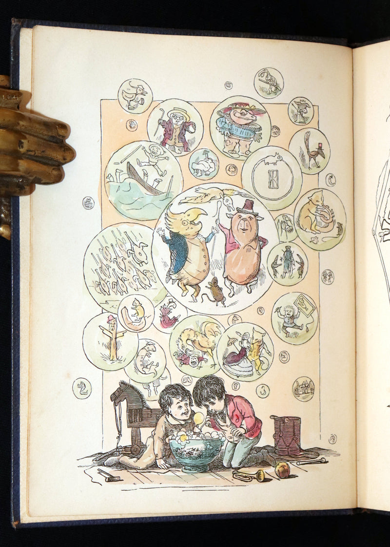 1864 First Edition - Nursery Nonsense; or, Rhymes Without Reason, Illustrated