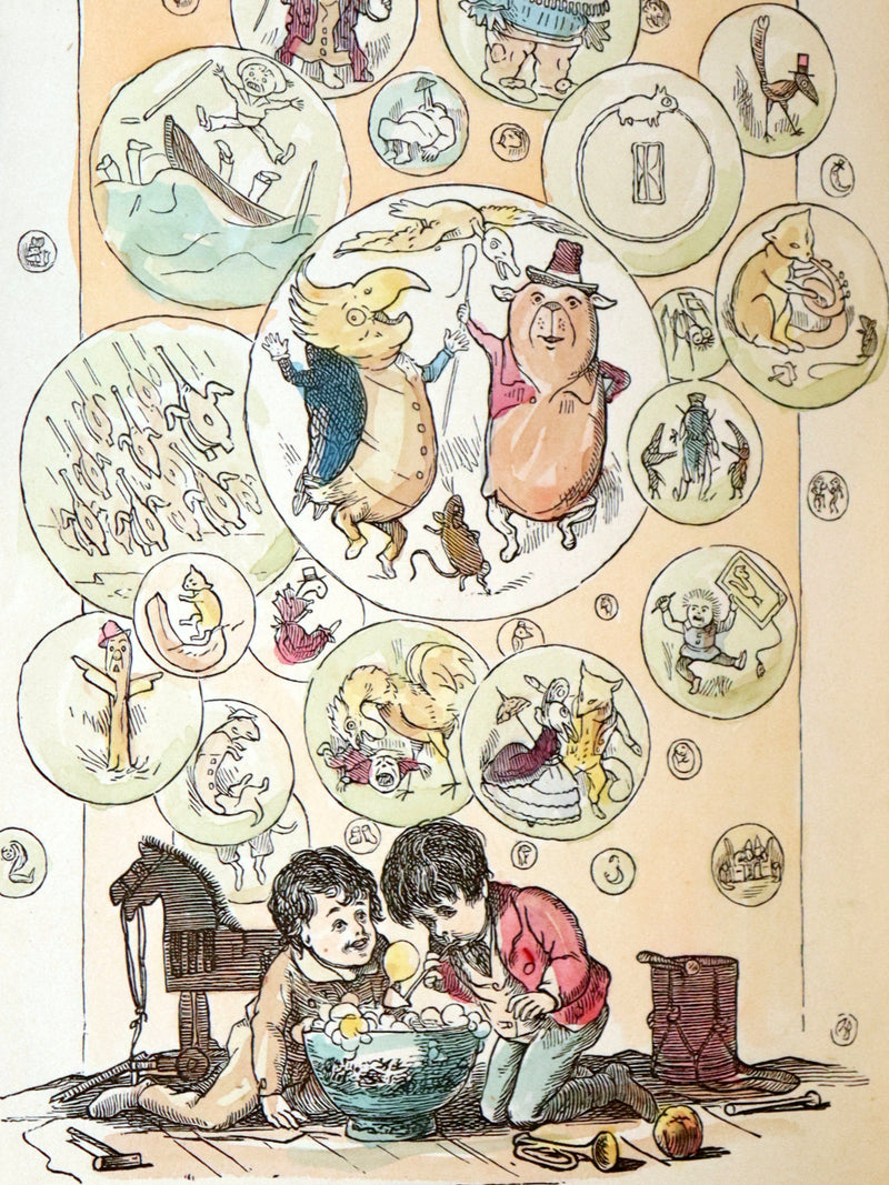 1864 First Edition - Nursery Nonsense; or, Rhymes Without Reason, Illustrated