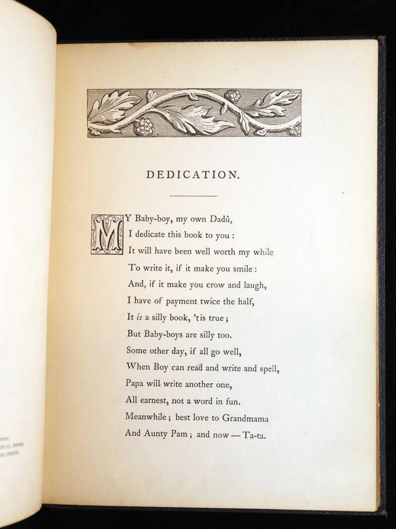 1864 First Edition - Nursery Nonsense; or, Rhymes Without Reason, Illustrated
