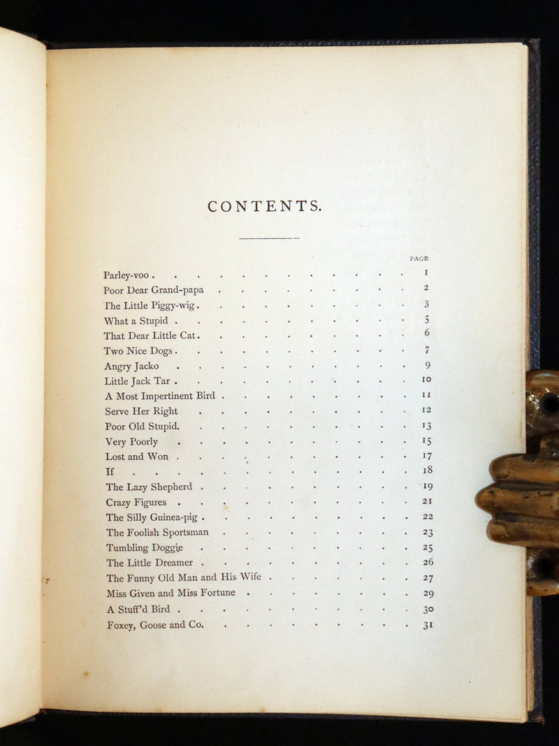 1864 First Edition - Nursery Nonsense; or, Rhymes Without Reason, Illustrated