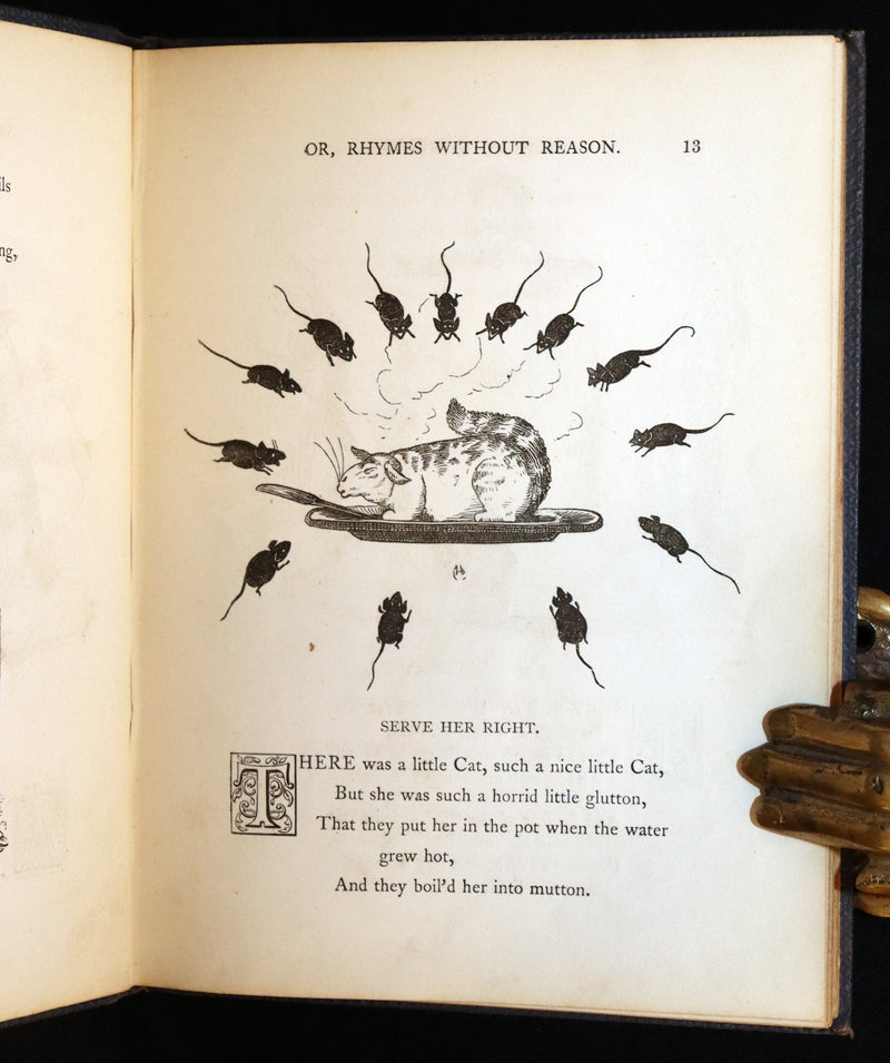 1864 First Edition - Nursery Nonsense; or, Rhymes Without Reason, Illustrated
