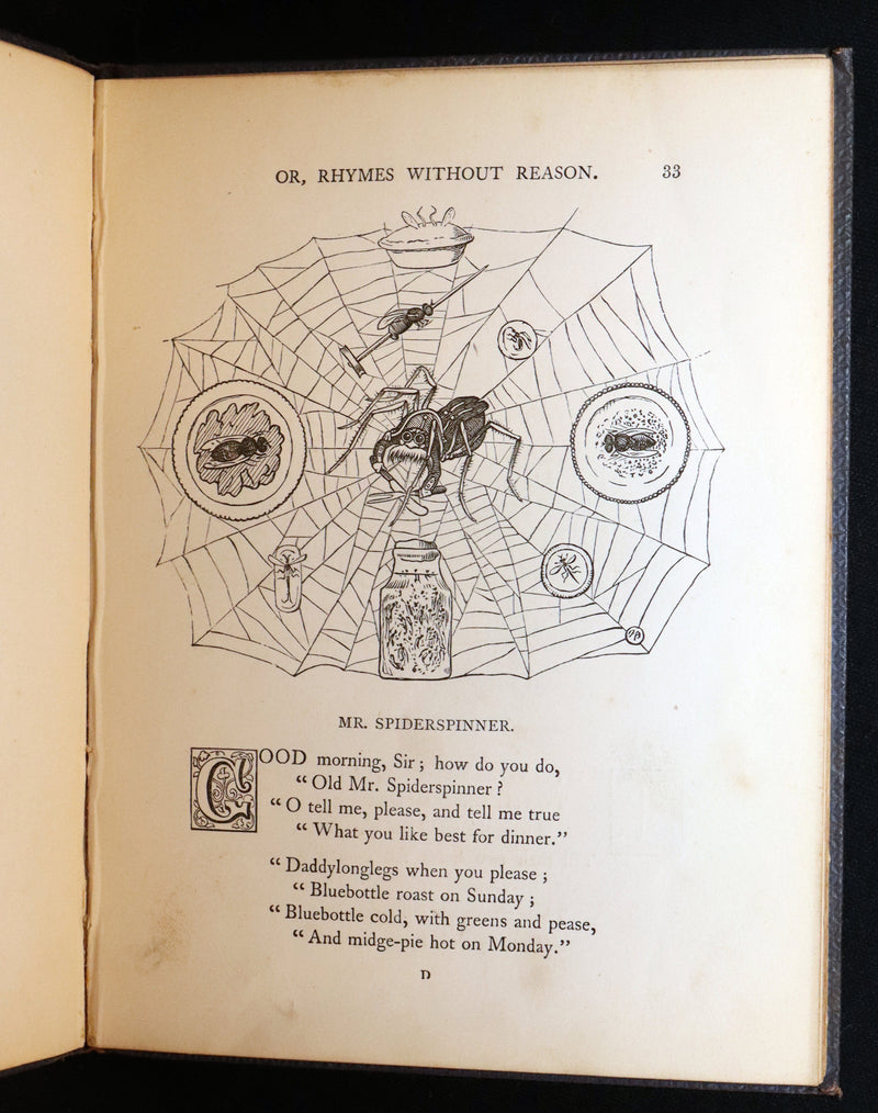 1864 First Edition - Nursery Nonsense; or, Rhymes Without Reason, Illustrated
