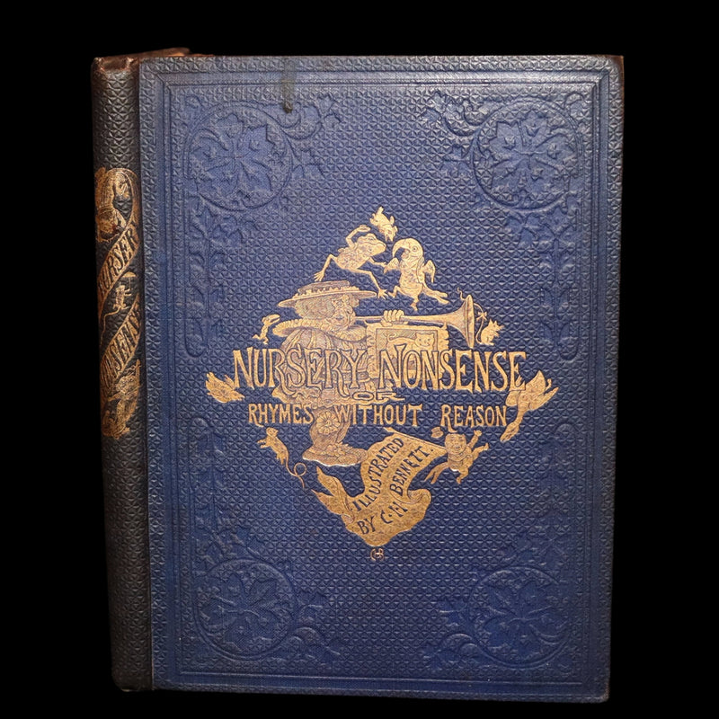1864 First Edition - Nursery Nonsense; or, Rhymes Without Reason, Illustrated