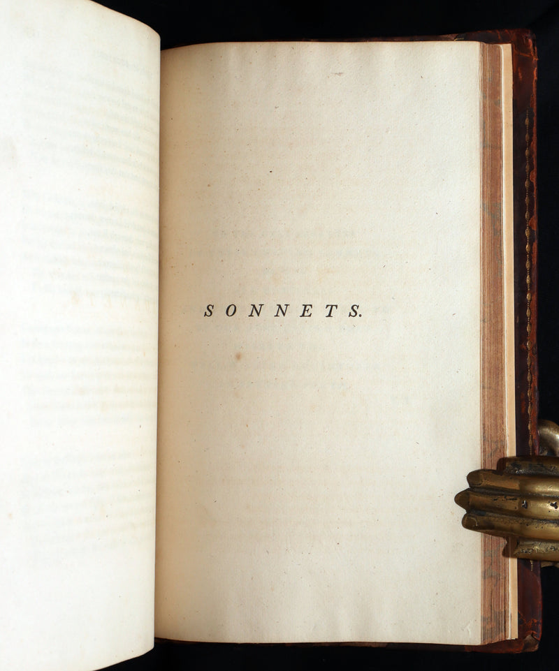 1798 Scarce Book - The Poems of William Shakespeare, Shakspeare' Fables Origin