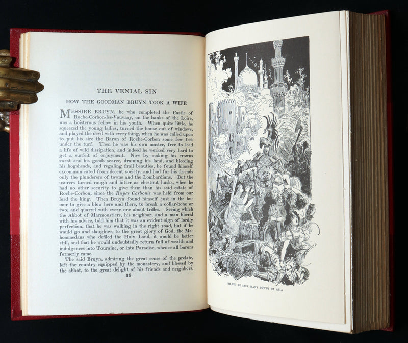 1910 Rare Book - Balzac’s Droll Stories Illustrated by Albert Robida
