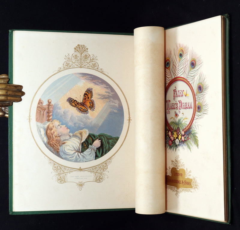 1870 Scarce Victorian Book - Fairy Mary’s Dream by A.F.L., illustrated in Color