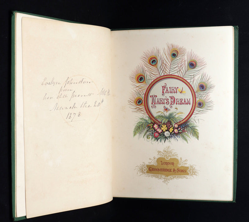 1870 Scarce Victorian Book - Fairy Mary’s Dream by A.F.L., illustrated in Color