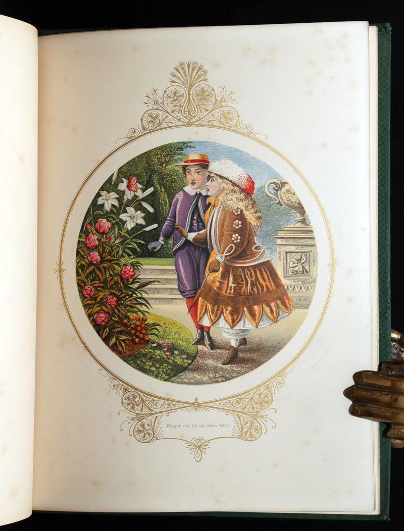 1870 Scarce Victorian Book - Fairy Mary’s Dream by A.F.L., illustrated in Color