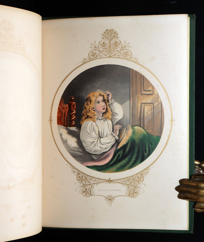 1870 Scarce Victorian Book - Fairy Mary’s Dream by A.F.L., illustrated in Color