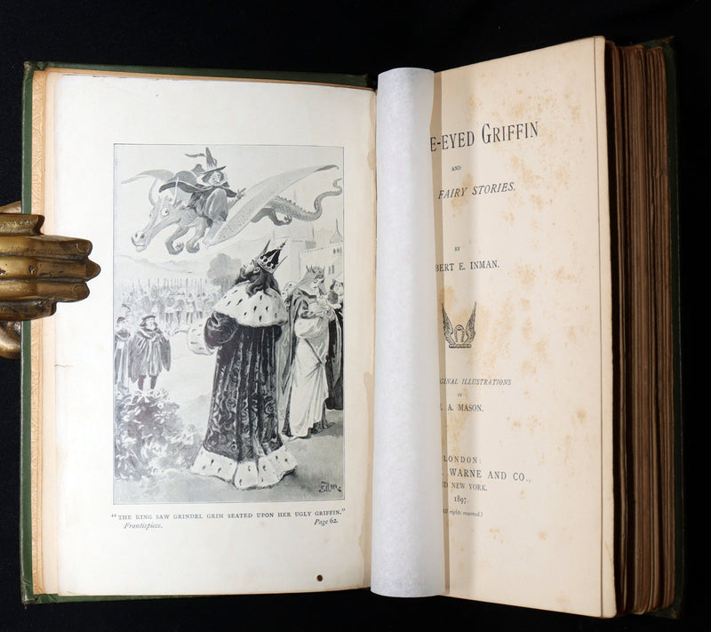 1897 Rare First Edition - The One-Eyed Griffin and Other Fairy Stories