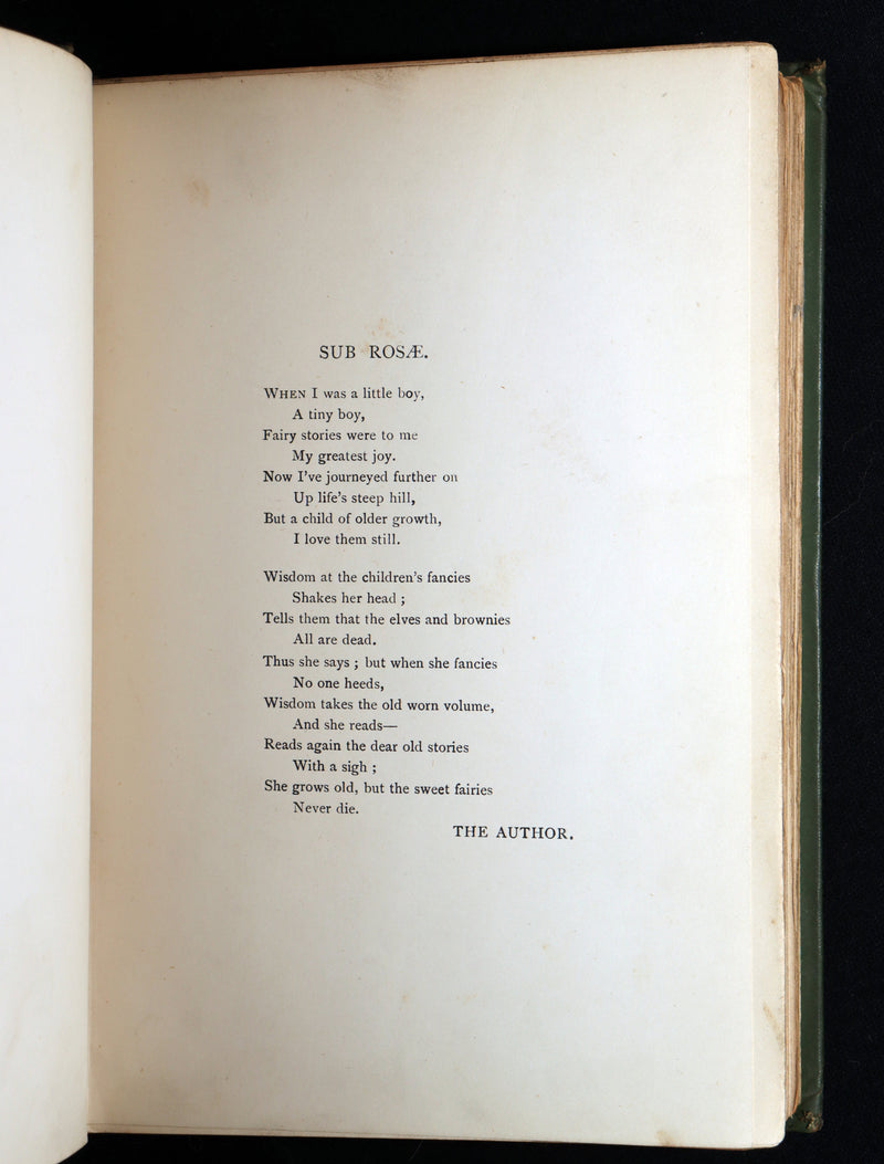 1897 Rare First Edition - The One-Eyed Griffin and Other Fairy Stories