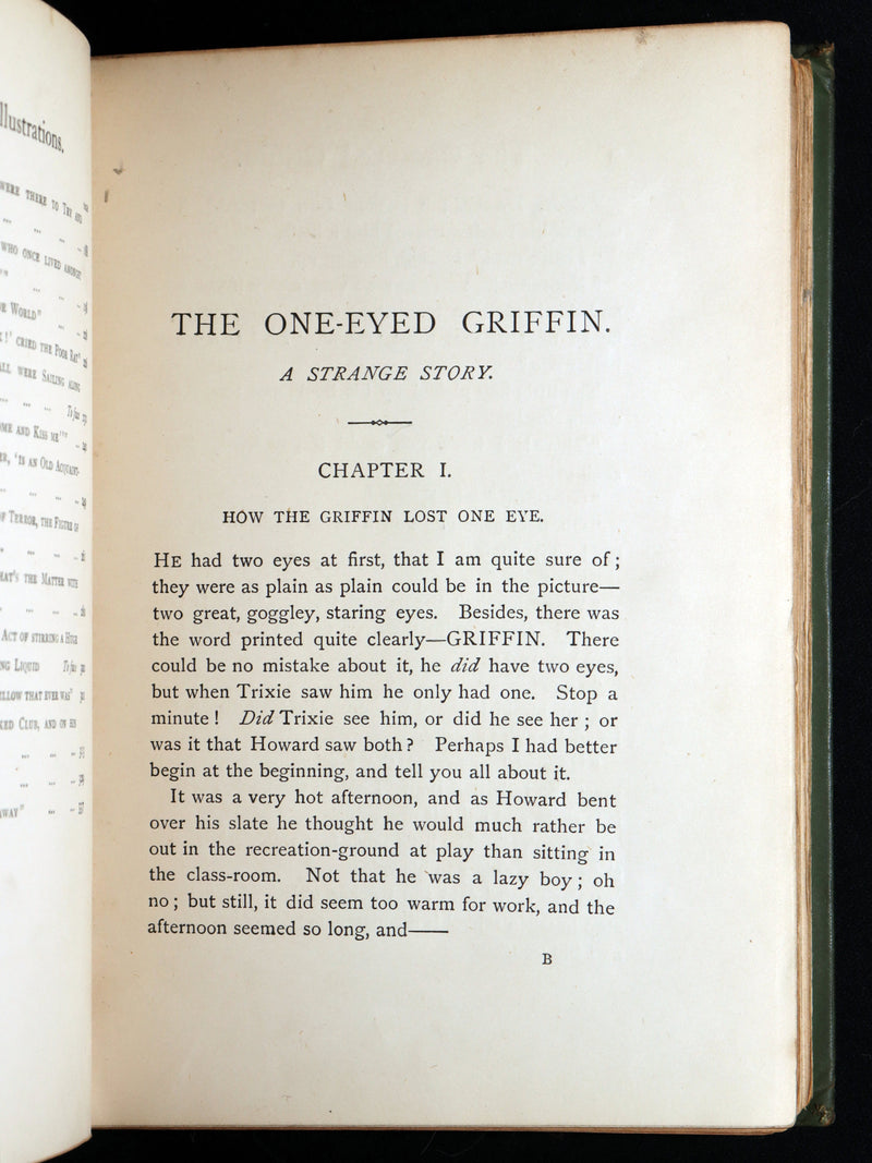 1897 Rare First Edition - The One-Eyed Griffin and Other Fairy Stories