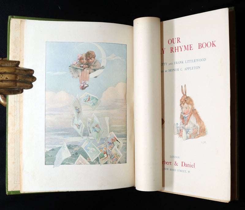 1913 First Edition - Our Nursery Rhyme Book Illustrated by Honor C. Appleton