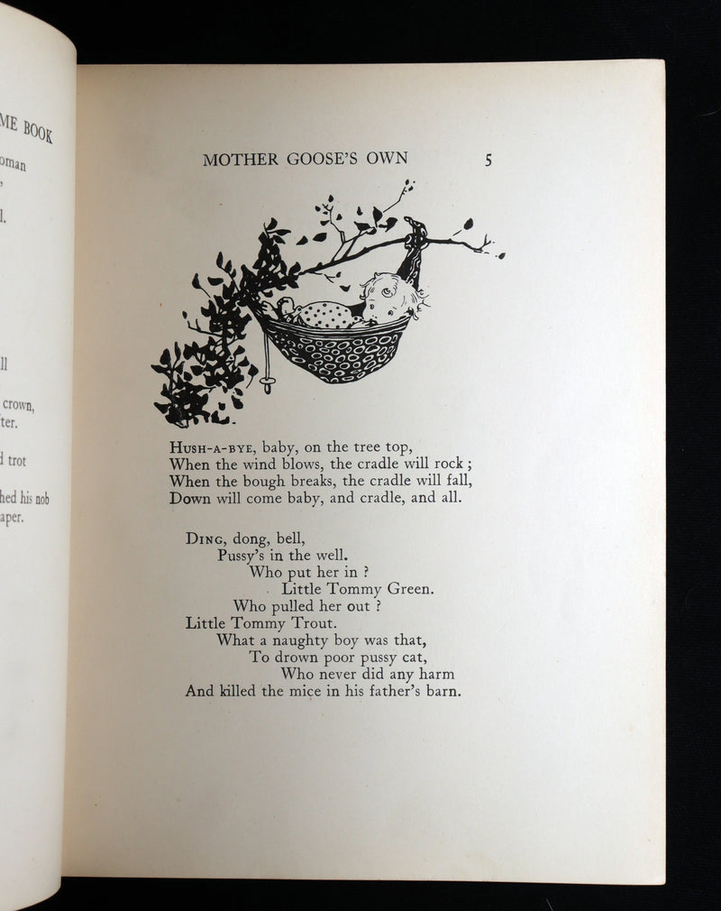 1913 First Edition - Our Nursery Rhyme Book Illustrated by Honor C. Appleton